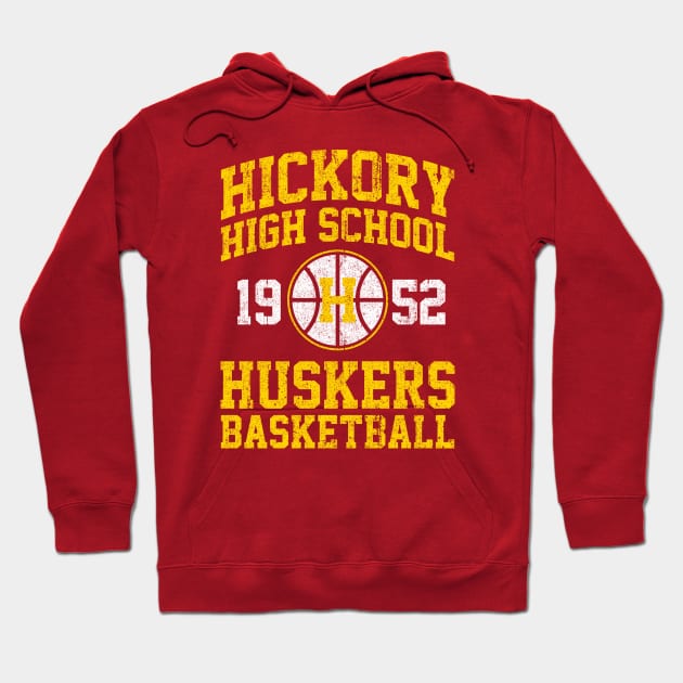 Hickory High School Huskers Basketball Hoodie by huckblade